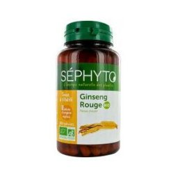 Séphyto Ginseng Rouge Bio 200 Gélules - Pot 200 gélules