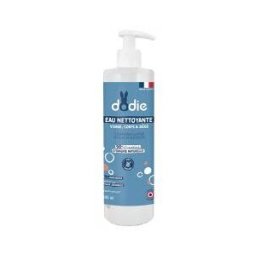 Dodie Eau Nettoyante 3 en 1 - Siège Visage et Corps - Dès la Naissance - 500 ml - Flacon-Pompe 500 ml