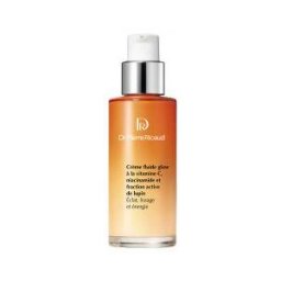 Dr Pierre Ricaud Crème Fluide Glow à la Vitamine C Niacinamide et Fraction Active de Lupin 50 ml - Flacon-Pompe 50 ml