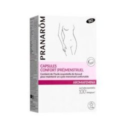 Pranarôm Aromafemina Capsules Confort (Pré)Menstruel Bio Aux Huiles Essentielles Biologiques 30 Capsules - Boîte 30 capsules