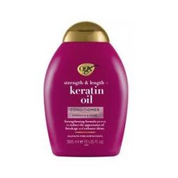 Ogx Après Shampooing Huile de Kératine - Cheveux Abîmes & Cassants - 385 ml - Flacon 385 ml