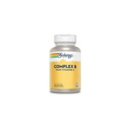 Solaray Complex B Plus Vitamine c - 100 Caps. Vég. - Pot 100 VegCaps