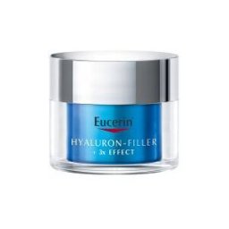 Eucerin Hyaluron-Filler + 3X Effect Soin de Nuit Booster d'Hydratation - Pot 50 ml