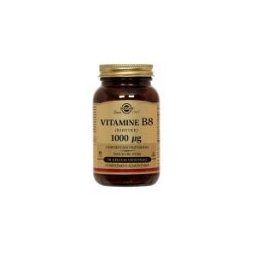 Solgar Vitamine B8 (Biotine) 1000 ?gélules Végétales - Flacon 50 gélules végétales