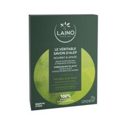 Laino Savon Solide d'Alep Étui 150 g - Pain 150 g