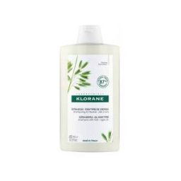 Klorane Avoine Shampoing Extra-Doux au Lait d'Avoine - Usage Fréquent - Tous Types de Cheveux Dès 3 Ans 400 ml - Flacon 400 ml