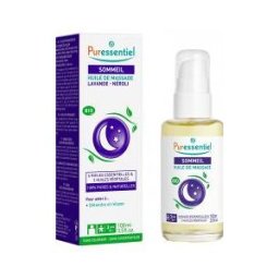 Puressentiel Huile de Massage Sommeil Lavande - Néroli - 100 ml - Flacon 100 ml