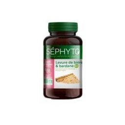Séphyto Levure de Bière et Bardane Bio 200 Gélules - Pot 200 gélules