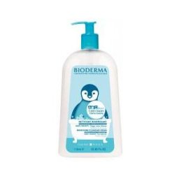 Bioderma Abcderm Cold Cream Crème Lavante Bébé 1000 ml - Flacon-Pompe 1 L