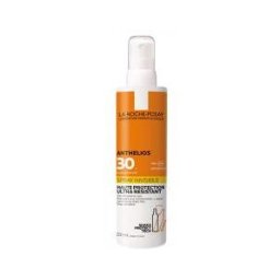 La Roche-Posay Anthelios Crème Solaire en Spray Invisible Corps Spf30 Avec Parfum 200 ml - Spray 200 ml