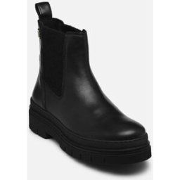 NAUTICAL MELTON LEATHER CHELSEA par Tommy Hilfiger Noir 41 Femme
