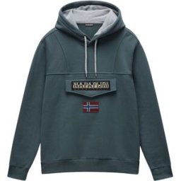 Sweatshirt à capuche Napapijri Burgee Wint 3 Vert S Homme