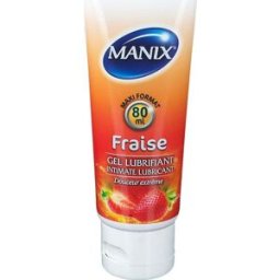 Manix Gel Lubrifiant Fraise 80ml