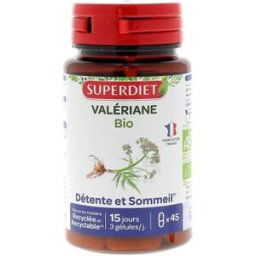 Superdiet Valériane Bio 45 Gélules