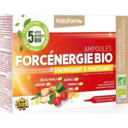 Nat & Form Forcénergie Bio Ampoules 20x10ml