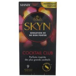 Manix Skyn Cocktail Club 9 préservatifs sans latex