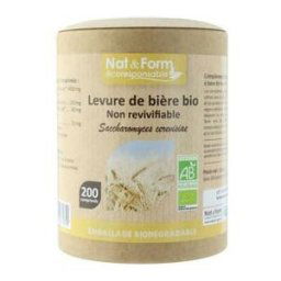 Nat&Form Nat & Form Eco Responsable Levure De Bière Bio 200 Comprimés