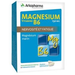 Arkopharma Magnésium et Vitamine B6 60 gélules