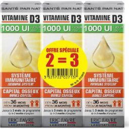 Eric Favre Vitamine D 1000UI 3x20ml