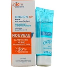 Ducray Keracnyl UV Fluide Anti-Imperfections SPF50+ 50ml + Gel Moussant Anti-Imperfections 40ml