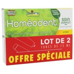 Homeodent Complete Care Pasta Dental Limón 2x75ml