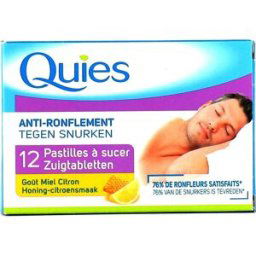 Quies Pastilles À Sucer Anti Ronflement goût Miel Citron