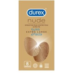 Durex Préservatif Nude Xl Boite De 8