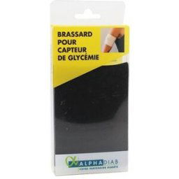 AlphaDiab Brassard Capteur Glycemie Noir Taille S 1ut