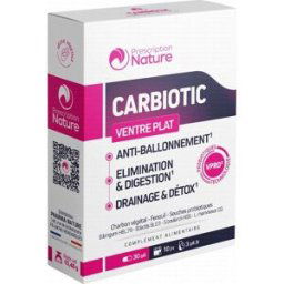 Prescription Nature Carbiotic Ventre Plat 30 Gélules