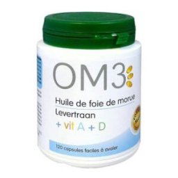 Superdiet Om3 Hle Foie Morue Vit A+D Caps120
