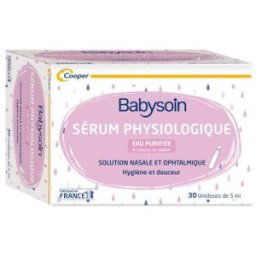 Cooper Babysoin Sérum Physiologique 30 Unidoses