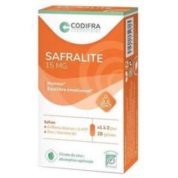 Codifra Safralite Amélioration d?Humeur 15mg x 28 gélules