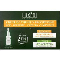 Luxeol Luxéol Protocole 2 en 1 Chute De Cheveux Progressive 14x6ml