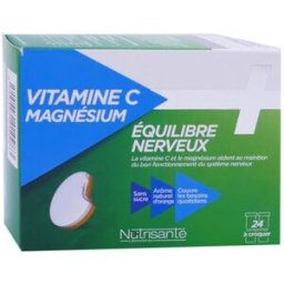 Nutrisante Nutrisanté Vitamine C + Magnésium 24 Comprimés À Croquer