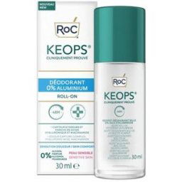 Roc Keops Déodorant Roll On 0% Aluminium 30ml