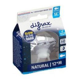 Difrax Sucette Natural 12+ Nuit