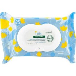 Klorane Bébé Lingettes Nettoyantes Douces 25 Unités