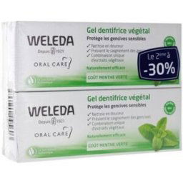 Weleda Gel Dentifrice Végétal 2x75ml
