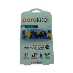 Para'kito Bracelet Anti-moustiques Adulte Fun Citron 1ut