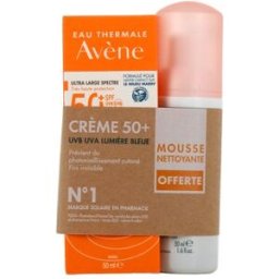 Avene Avène Pack Crème Solaire SPF50+ 50ml + Mousse Nettoyante 50ml