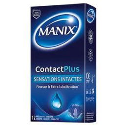 Manix Contact Plus Préservatif 12uts