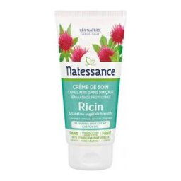 Natessance Crème De Soin Capillaire Sans Rinçage Au Ricin 100 ml