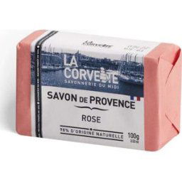 La Corvette Le pain de savon Corvette Provence roses 6 pcs + 1 pc CADEAU