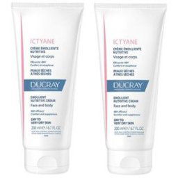 Ducray Ictyane Crème Émolliente Nutritive 2x200ml