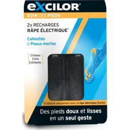 Cooper Excilor Soin Des Pieds Râpe Électrique 2 Recharges