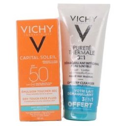 Vichy Set Capital Soleil Emulsión Spf50 50ml + Desmaquillante 100ml