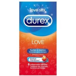 Durex Love 6 préservatifs