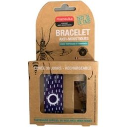Manouka Bracelet Anti Moustiques Adulte Marine 1ut