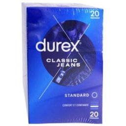 Durex Classic Jeans Préservatifs 20uts