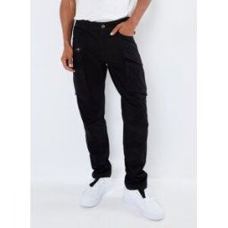 Joe Pantalon Cargo par Replay Noir 34 X 32 Accessoires